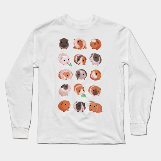 Guinea pig day Long Sleeve T-Shirt by pikaole